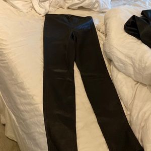 NWOT Theory Abdelle leather leggings size 2